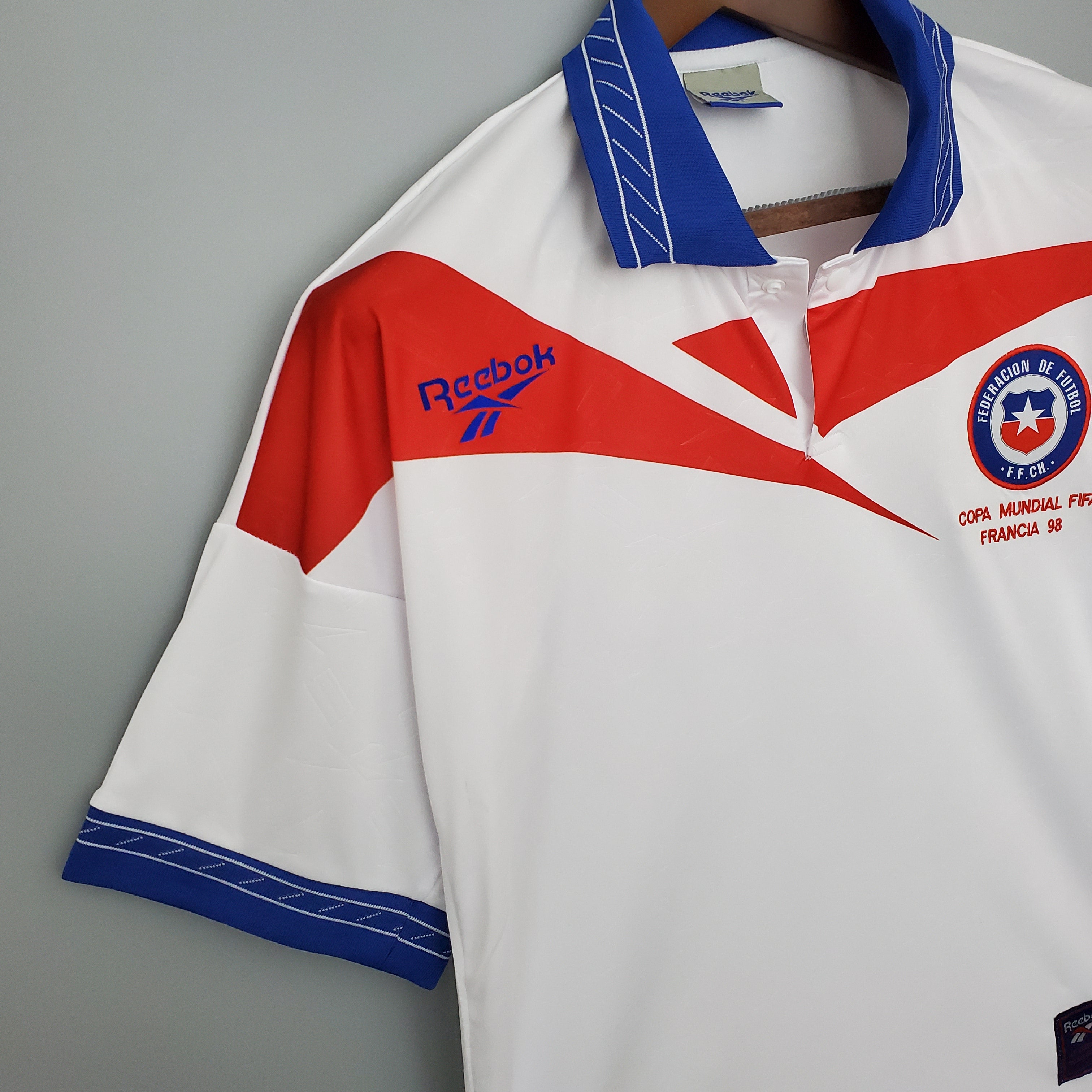 Camiseta Chile mundial 1998 Visitante| Retro