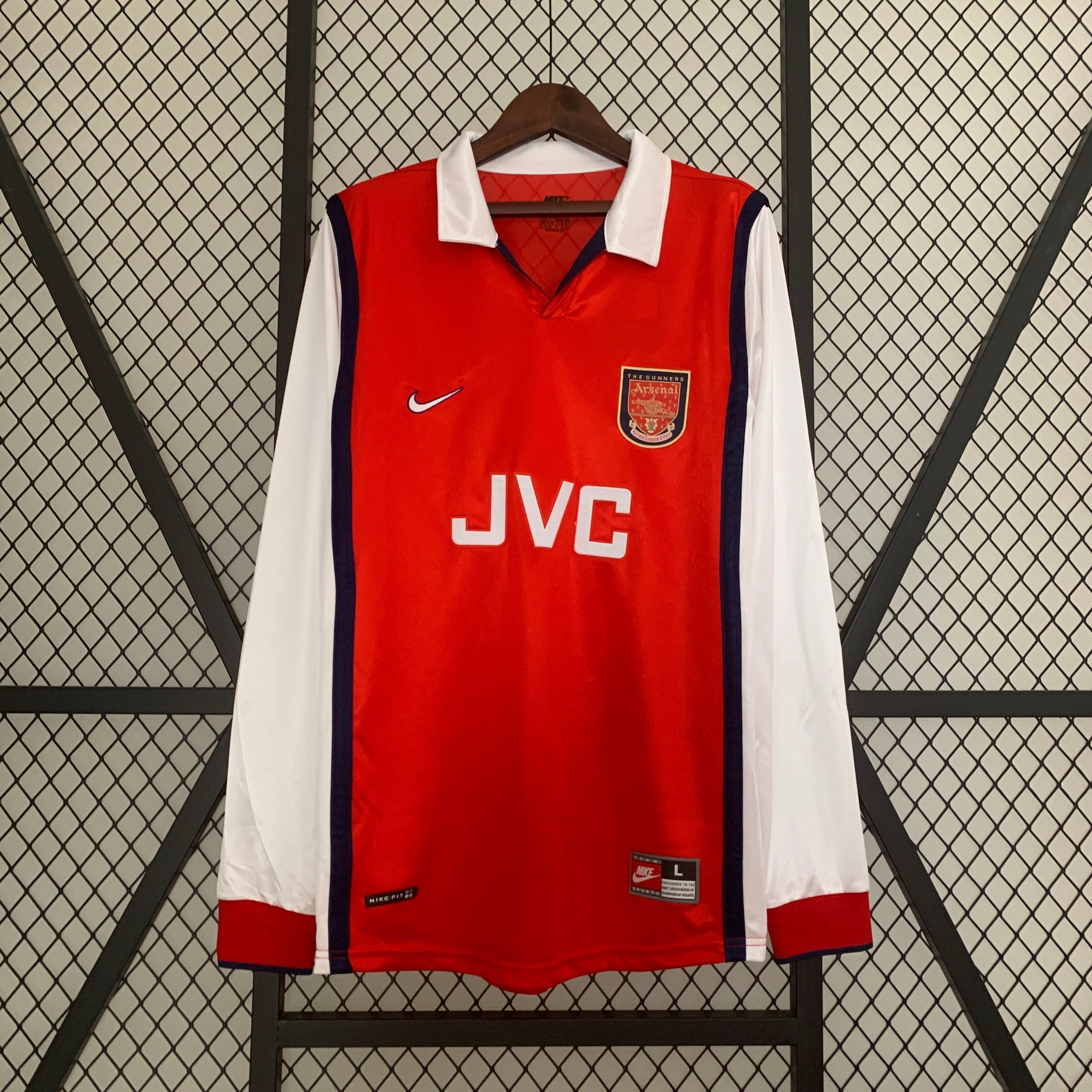 Camiseta Arsenal 1998/99 Local | Manga larga Retro