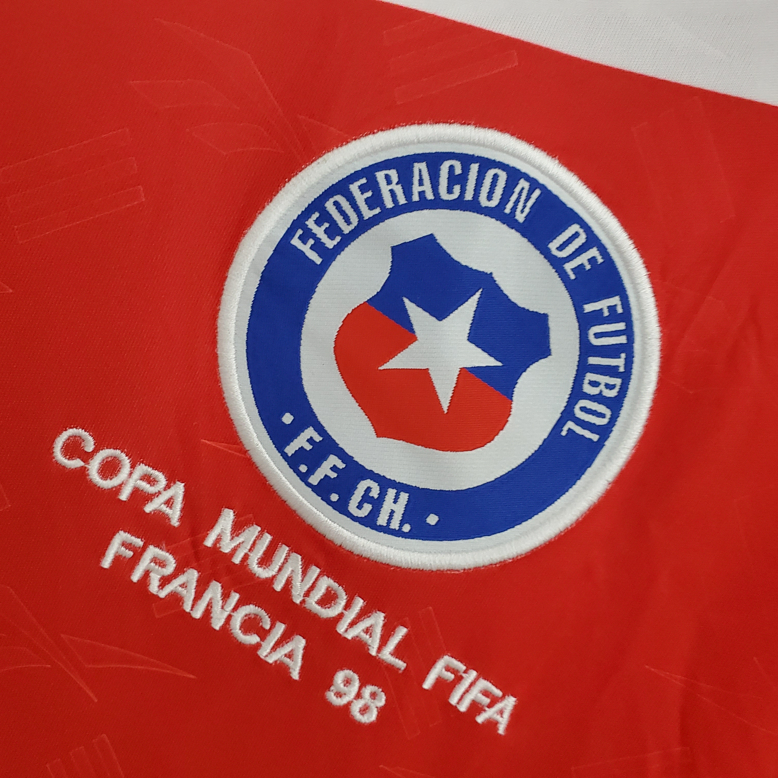 Camiseta Chile mundial 1998 Local | Retro